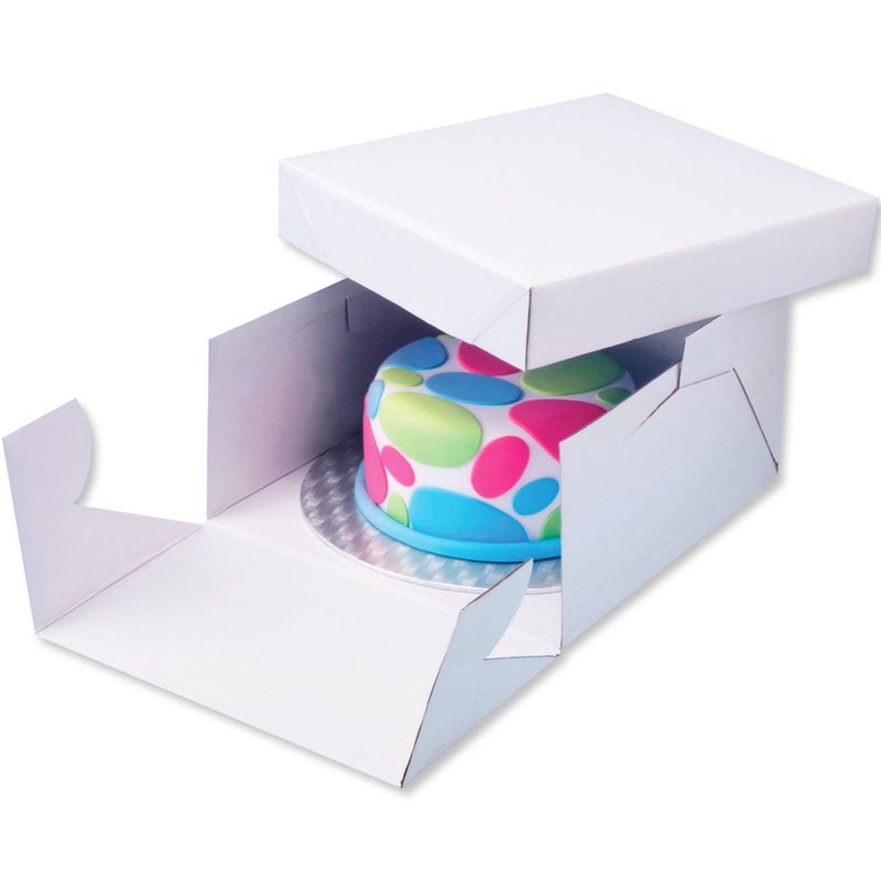 PME Round Cake Card & Cake Box, 12-Inch, White - Image 4